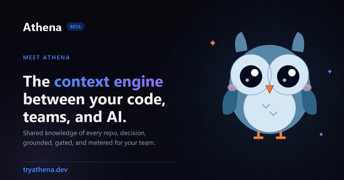 Athena - The org layer for your coding agents